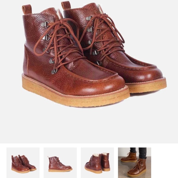 Leather and Wool boots MaMa Owl - Picture 1 of 4